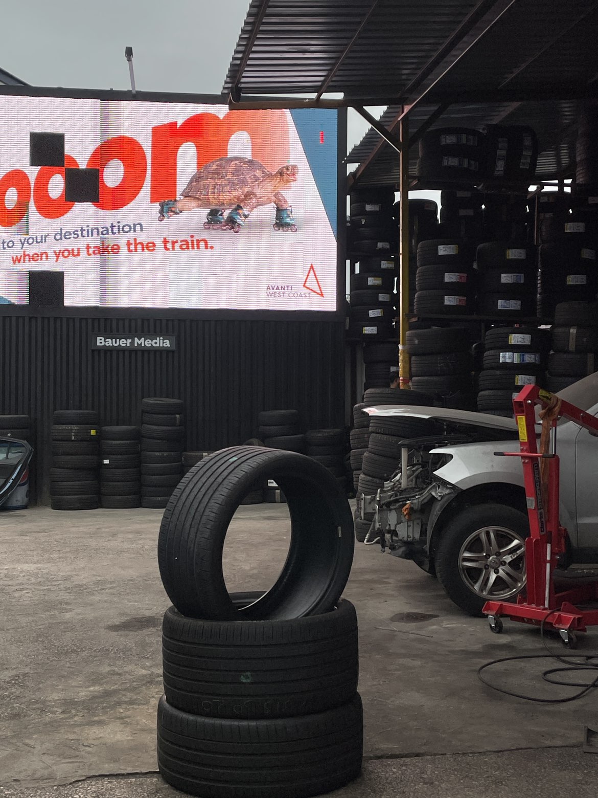 Wheel and tyre work